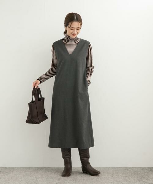 URBAN RESEARCH DOORS / アーバンリサーチ ドアーズ ニット・セーター | ボーダーリブタートル | 詳細19