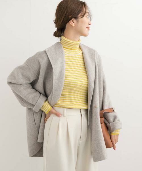 URBAN RESEARCH DOORS / アーバンリサーチ ドアーズ ニット・セーター | ボーダーリブタートル | 詳細27