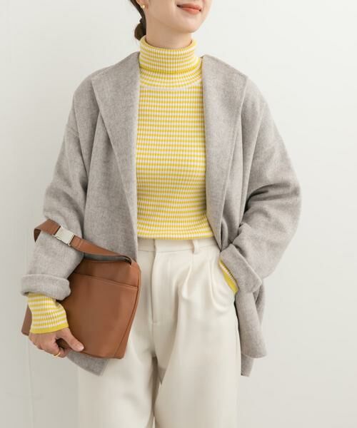 URBAN RESEARCH DOORS / アーバンリサーチ ドアーズ ニット・セーター | ボーダーリブタートル | 詳細29