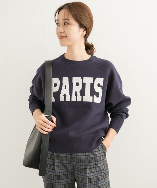 URBAN RESEARCH DOORS / アーバンリサーチ ドアーズ ニット・セーター | ダブルジャガードロゴKNIT | 詳細1