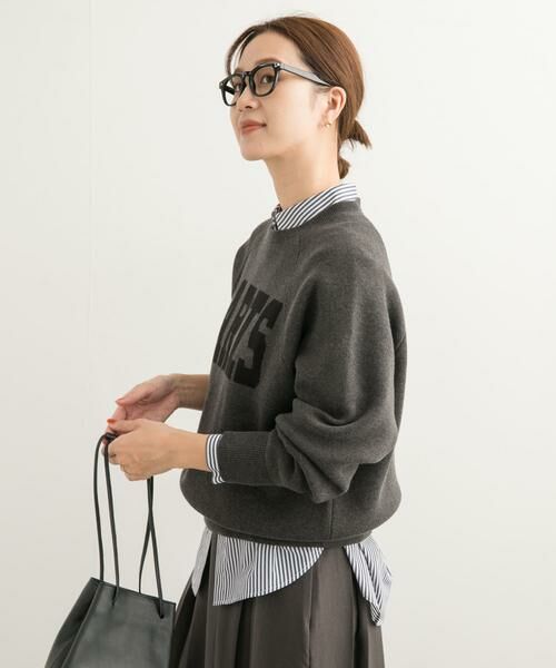 URBAN RESEARCH DOORS / アーバンリサーチ ドアーズ ニット・セーター | ダブルジャガードロゴKNIT | 詳細21