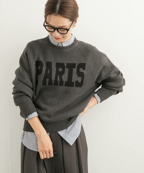 URBAN RESEARCH DOORS / アーバンリサーチ ドアーズ ニット・セーター | ダブルジャガードロゴKNIT | 詳細25