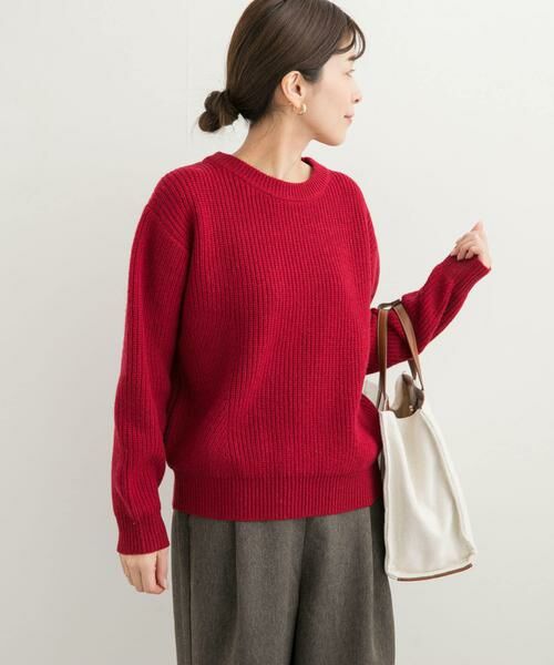 URBAN RESEARCH DOORS / アーバンリサーチ ドアーズ ニット・セーター | モンゴリアンウールクルーネックニット | 詳細10