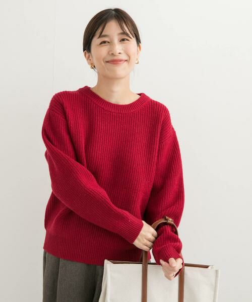 URBAN RESEARCH DOORS / アーバンリサーチ ドアーズ ニット・セーター | モンゴリアンウールクルーネックニット | 詳細11