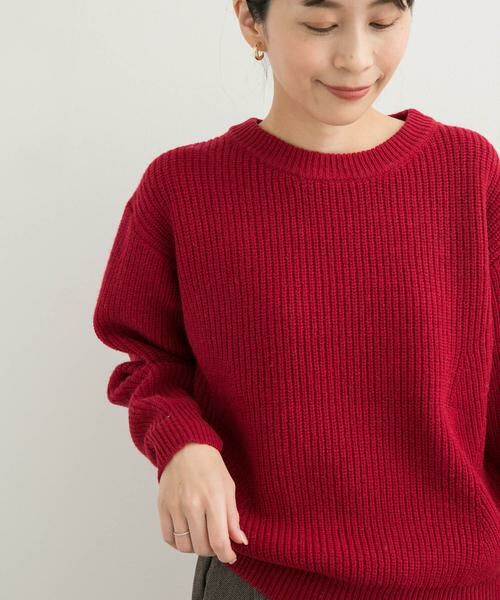 URBAN RESEARCH DOORS / アーバンリサーチ ドアーズ ニット・セーター | モンゴリアンウールクルーネックニット | 詳細12