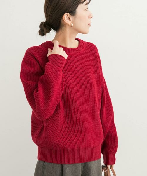 URBAN RESEARCH DOORS / アーバンリサーチ ドアーズ ニット・セーター | モンゴリアンウールクルーネックニット | 詳細2