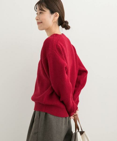 URBAN RESEARCH DOORS / アーバンリサーチ ドアーズ ニット・セーター | モンゴリアンウールクルーネックニット | 詳細7