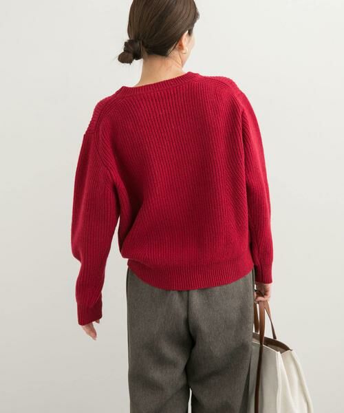 URBAN RESEARCH DOORS / アーバンリサーチ ドアーズ ニット・セーター | モンゴリアンウールクルーネックニット | 詳細8