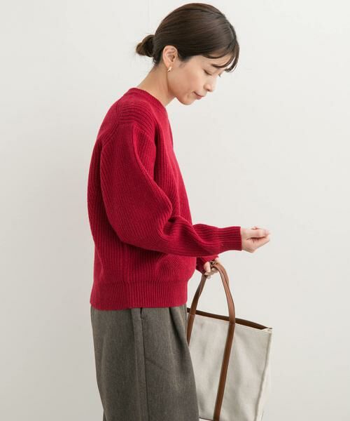 URBAN RESEARCH DOORS / アーバンリサーチ ドアーズ ニット・セーター | モンゴリアンウールクルーネックニット | 詳細9