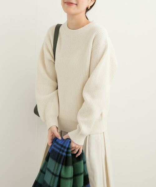 URBAN RESEARCH DOORS / アーバンリサーチ ドアーズ ニット・セーター | モンゴリアンウールクルーネックニット | 詳細28