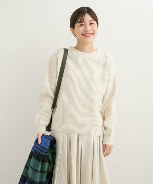 URBAN RESEARCH DOORS / アーバンリサーチ ドアーズ ニット・セーター | モンゴリアンウールクルーネックニット | 詳細20