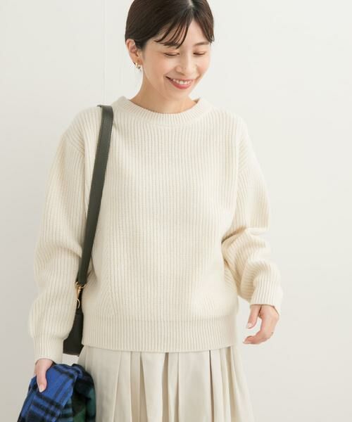 URBAN RESEARCH DOORS / アーバンリサーチ ドアーズ ニット・セーター | モンゴリアンウールクルーネックニット | 詳細21