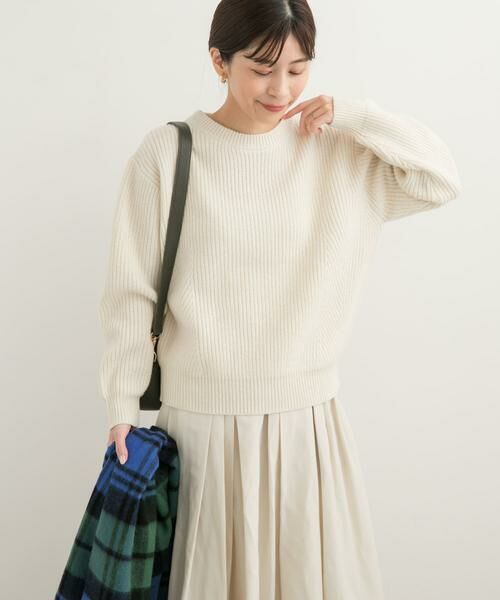 URBAN RESEARCH DOORS / アーバンリサーチ ドアーズ ニット・セーター | モンゴリアンウールクルーネックニット | 詳細22