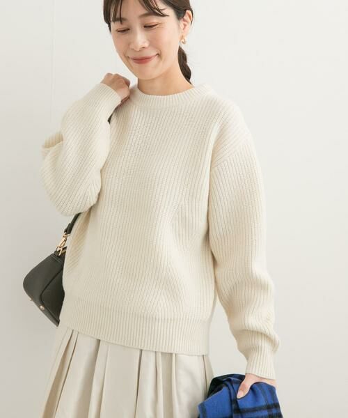 URBAN RESEARCH DOORS / アーバンリサーチ ドアーズ ニット・セーター | モンゴリアンウールクルーネックニット | 詳細27