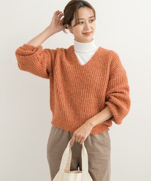 URBAN RESEARCH DOORS / アーバンリサーチ ドアーズ ニット・セーター | MIXカラーVネックニット | 詳細5
