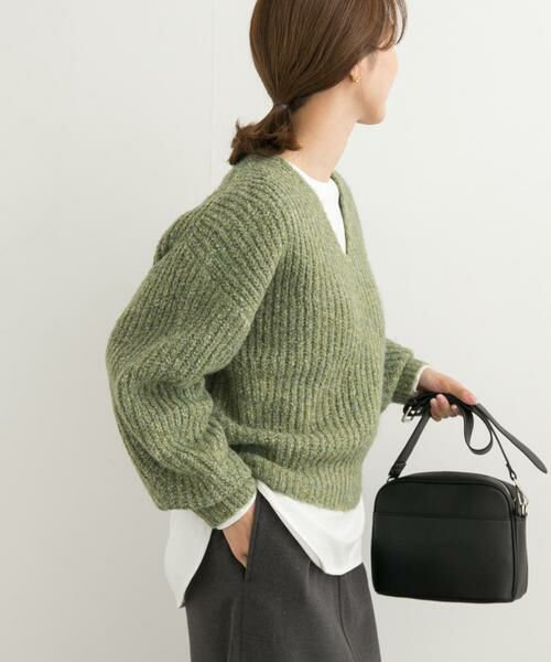 URBAN RESEARCH DOORS / アーバンリサーチ ドアーズ ニット・セーター | MIXカラーVネックニット | 詳細12