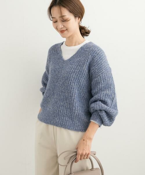 URBAN RESEARCH DOORS / アーバンリサーチ ドアーズ ニット・セーター | MIXカラーVネックニット | 詳細23