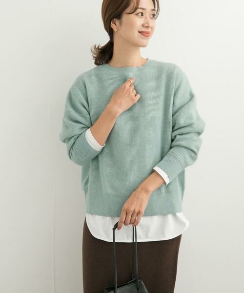 URBAN RESEARCH DOORS / アーバンリサーチ ドアーズ ニット・セーター | 針抜きフラフィーニット | 詳細1