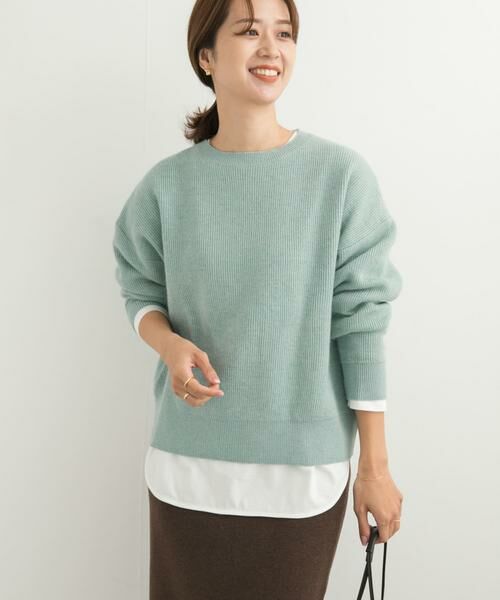 URBAN RESEARCH DOORS / アーバンリサーチ ドアーズ ニット・セーター | 針抜きフラフィーニット | 詳細2
