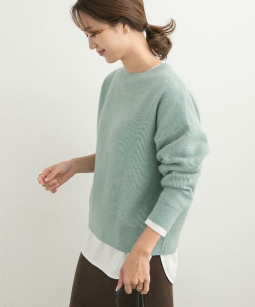 URBAN RESEARCH DOORS / アーバンリサーチ ドアーズ ニット・セーター | 針抜きフラフィーニット | 詳細3