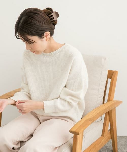 URBAN RESEARCH DOORS / アーバンリサーチ ドアーズ ニット・セーター | 針抜きフラフィーニット | 詳細14