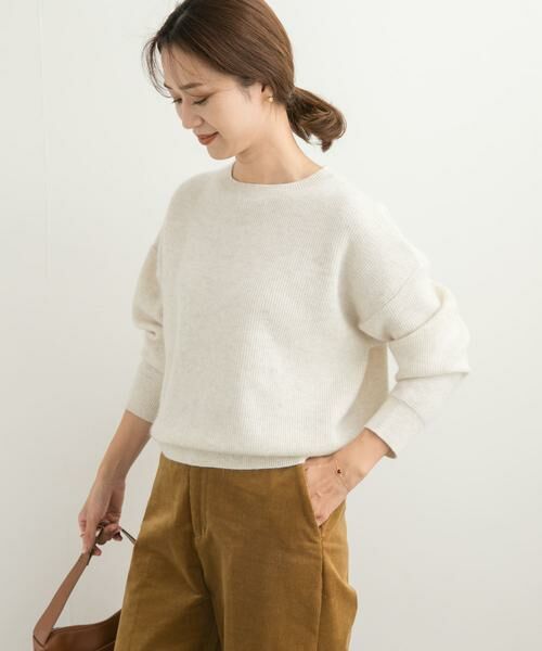 URBAN RESEARCH DOORS / アーバンリサーチ ドアーズ ニット・セーター | 針抜きフラフィーニット | 詳細23