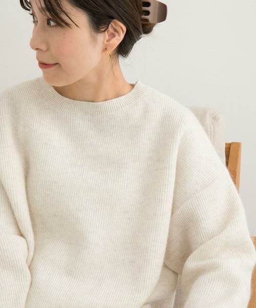 URBAN RESEARCH DOORS / アーバンリサーチ ドアーズ ニット・セーター | 針抜きフラフィーニット | 詳細17