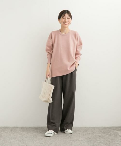 URBAN RESEARCH DOORS / アーバンリサーチ ドアーズ ニット・セーター | コクーンシルエットチュニックニット | 詳細10