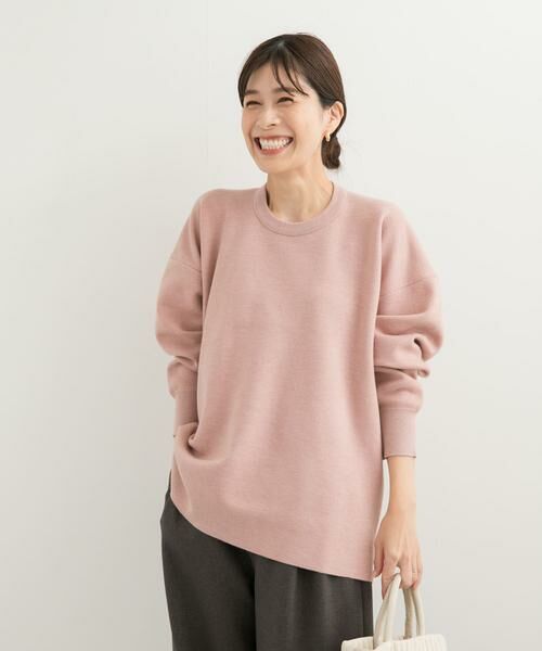 URBAN RESEARCH DOORS / アーバンリサーチ ドアーズ ニット・セーター | コクーンシルエットチュニックニット | 詳細3