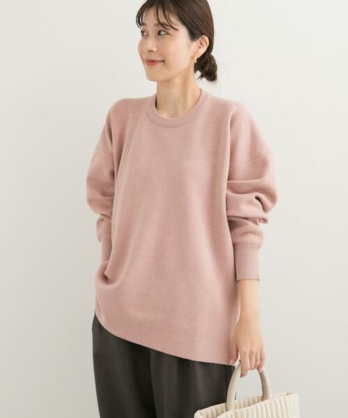 URBAN RESEARCH DOORS / アーバンリサーチ ドアーズ ニット・セーター | コクーンシルエットチュニックニット | 詳細4