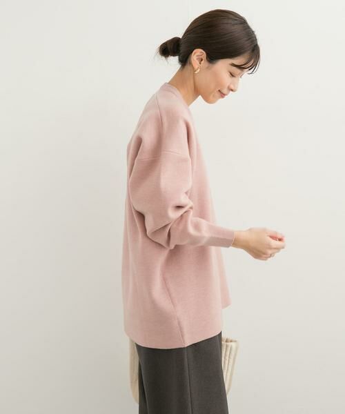 URBAN RESEARCH DOORS / アーバンリサーチ ドアーズ ニット・セーター | コクーンシルエットチュニックニット | 詳細7