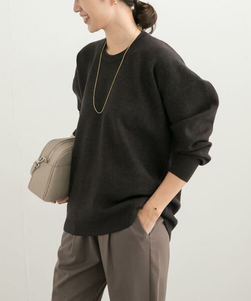 URBAN RESEARCH DOORS / アーバンリサーチ ドアーズ ニット・セーター | コクーンシルエットチュニックニット | 詳細25