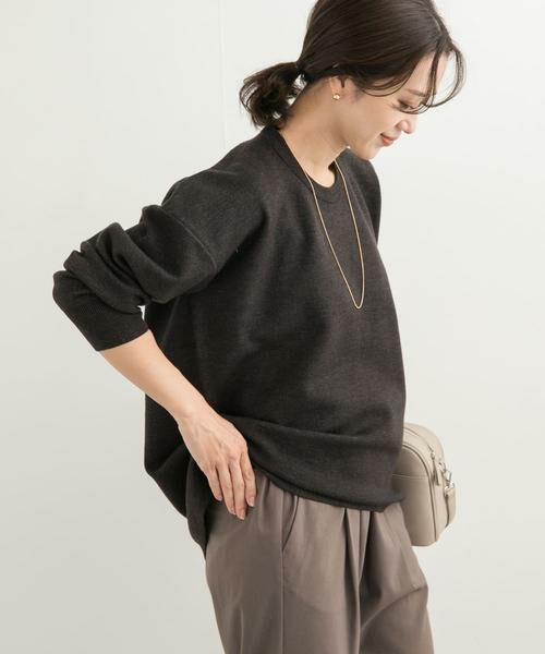 URBAN RESEARCH DOORS / アーバンリサーチ ドアーズ ニット・セーター | コクーンシルエットチュニックニット | 詳細18