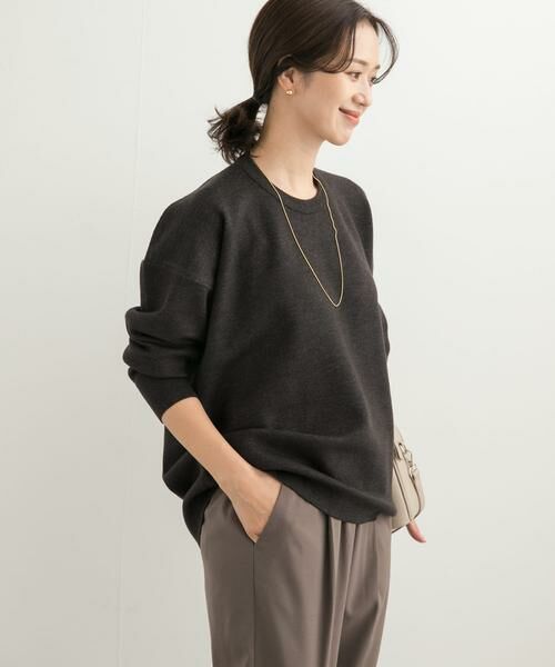 URBAN RESEARCH DOORS / アーバンリサーチ ドアーズ ニット・セーター | コクーンシルエットチュニックニット | 詳細19