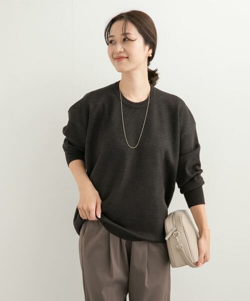 URBAN RESEARCH DOORS / アーバンリサーチ ドアーズ ニット・セーター | コクーンシルエットチュニックニット | 詳細20