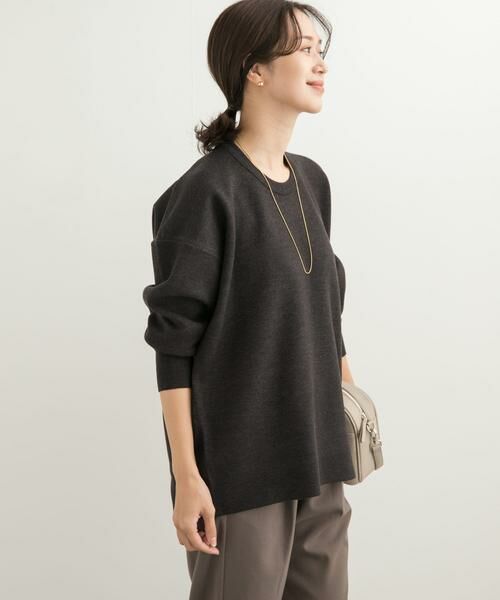 URBAN RESEARCH DOORS / アーバンリサーチ ドアーズ ニット・セーター | コクーンシルエットチュニックニット | 詳細22