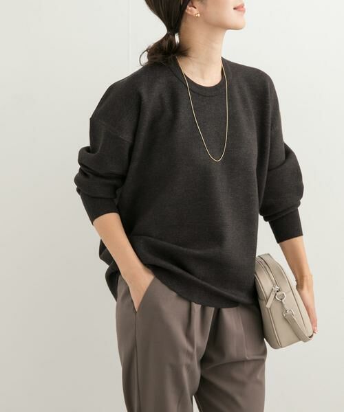 URBAN RESEARCH DOORS / アーバンリサーチ ドアーズ ニット・セーター | コクーンシルエットチュニックニット | 詳細24