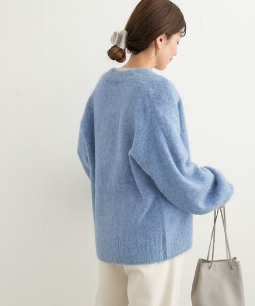 URBAN RESEARCH DOORS / アーバンリサーチ ドアーズ カーディガン・ボレロ | アルパカシャギーカーディガン | 詳細5