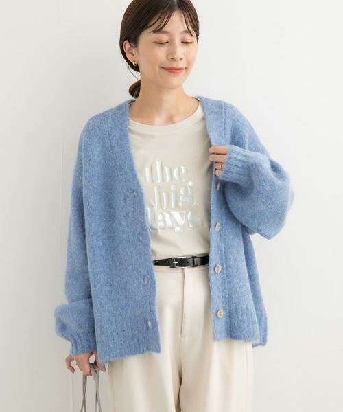 URBAN RESEARCH DOORS / アーバンリサーチ ドアーズ カーディガン・ボレロ | アルパカシャギーカーディガン | 詳細6