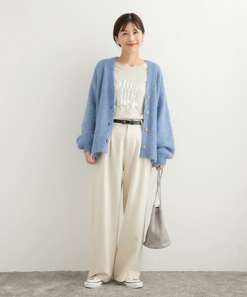 URBAN RESEARCH DOORS / アーバンリサーチ ドアーズ カーディガン・ボレロ | アルパカシャギーカーディガン | 詳細8