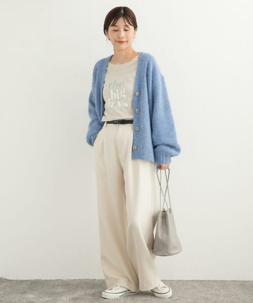 URBAN RESEARCH DOORS / アーバンリサーチ ドアーズ カーディガン・ボレロ | アルパカシャギーカーディガン | 詳細9