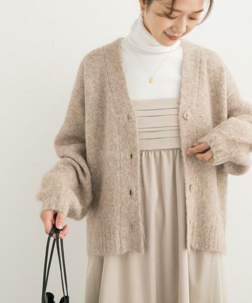 URBAN RESEARCH DOORS / アーバンリサーチ ドアーズ カーディガン・ボレロ | アルパカシャギーカーディガン | 詳細15