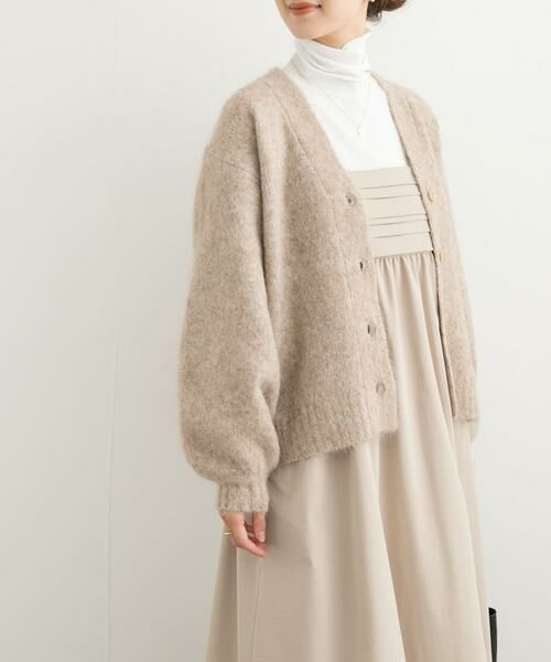 URBAN RESEARCH DOORS / アーバンリサーチ ドアーズ カーディガン・ボレロ | アルパカシャギーカーディガン | 詳細16