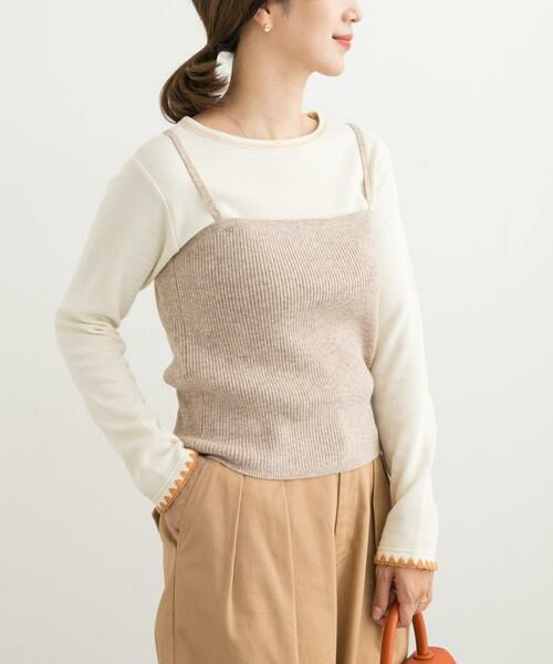 URBAN RESEARCH DOORS / アーバンリサーチ ドアーズ その他トップス | リブニットビスチェ | 詳細14