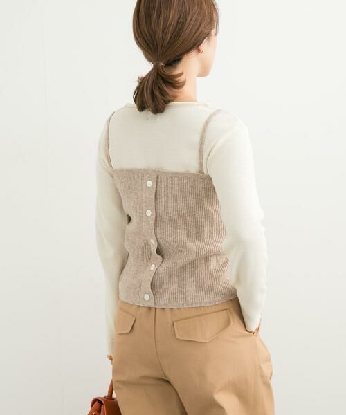 URBAN RESEARCH DOORS / アーバンリサーチ ドアーズ その他トップス | リブニットビスチェ | 詳細15
