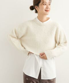 URBAN RESEARCH DOORS / アーバンリサーチ ドアーズ ニット・セーター | ショート丈シャギーニット