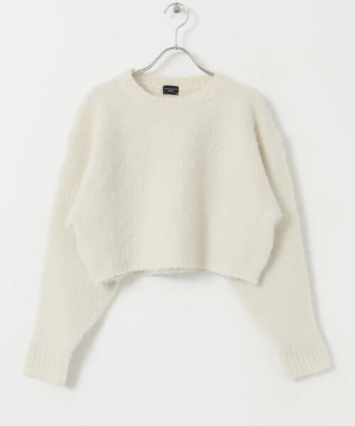 URBAN RESEARCH DOORS / アーバンリサーチ ドアーズ ニット・セーター | ショート丈シャギーニット | 詳細11