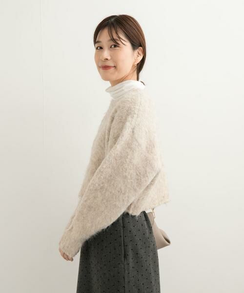 URBAN RESEARCH DOORS / アーバンリサーチ ドアーズ ニット・セーター | ショート丈シャギーニット | 詳細14