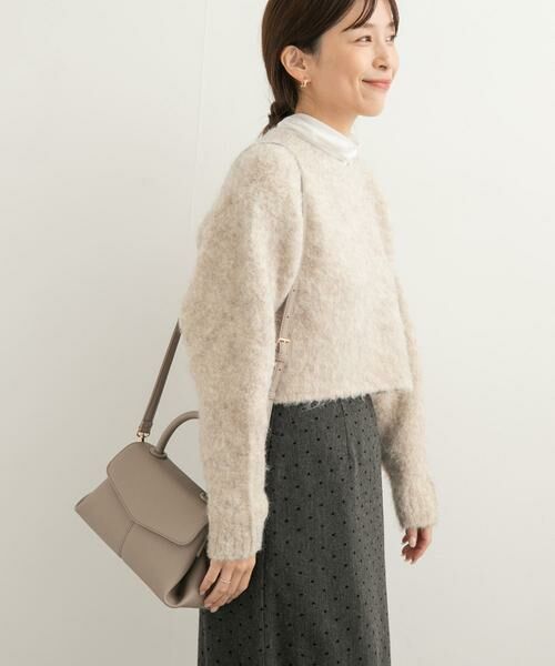 URBAN RESEARCH DOORS / アーバンリサーチ ドアーズ ニット・セーター | ショート丈シャギーニット | 詳細16