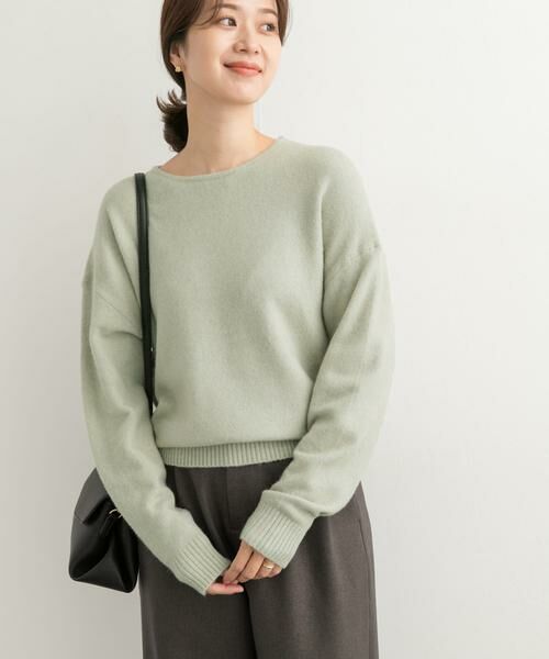 URBAN RESEARCH DOORS / アーバンリサーチ ドアーズ ニット・セーター | モチモチクルーネックニット | 詳細1